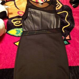 Mesh cutout club dress